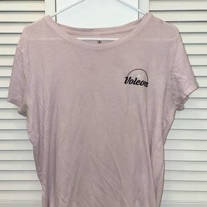 3 FOR $10 SALE - Baby Pink Soft Short Sleeve Volcom Shirt